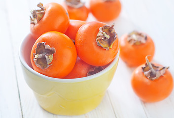 Image showing juicy persimmon