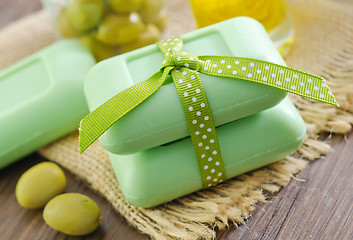 Image showing olive soap