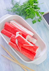 Image showing crab sticks