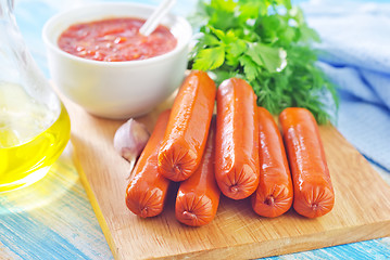 Image showing sausages