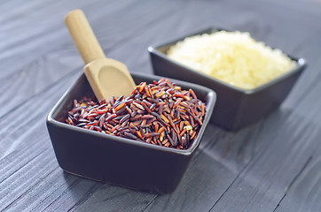 Image showing raw rice