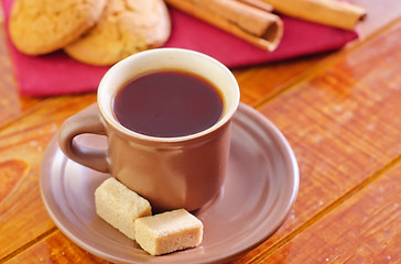 Image showing cookies with coffee