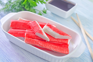 Image showing crab sticks