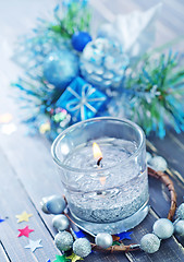 Image showing christmas candle