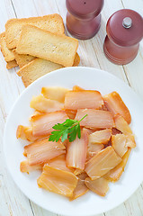 Image showing smoked fish