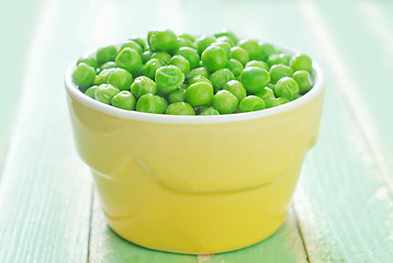 Image showing green peas