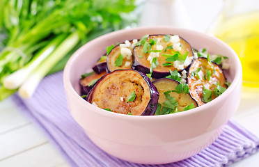 Image showing fried eggplant