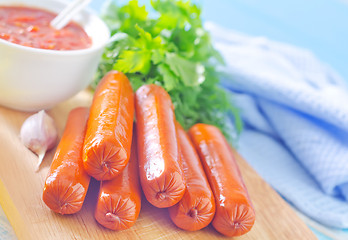 Image showing sausages