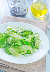 Image showing salad from cucumber