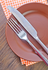 Image showing fork and knife