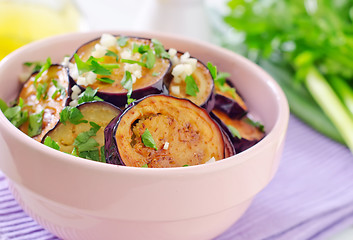 Image showing fried eggplant