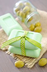 Image showing olive soap