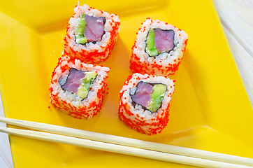 Image showing sushi