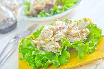 Image showing fresh salad on plate