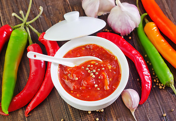 Image showing chilli sauce