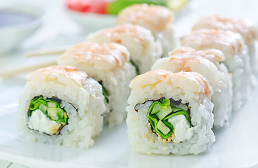 Image showing sushi