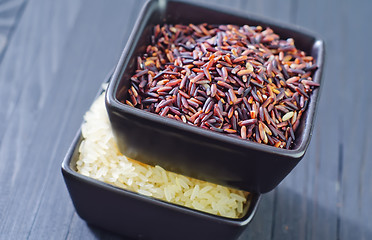 Image showing raw rice