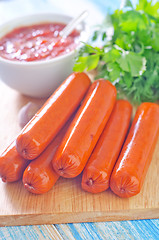 Image showing sausages