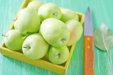 Image showing green apples