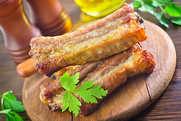 Image showing fried meat