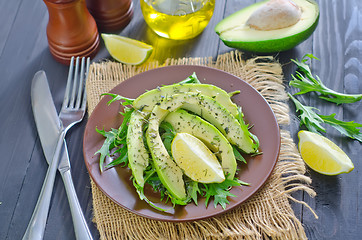 Image showing salad with avocado