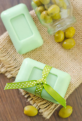 Image showing olive soap