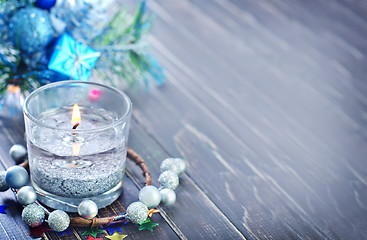Image showing christmas candle