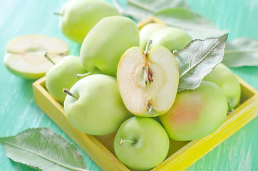 Image showing green apples