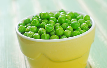 Image showing green peas