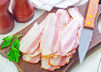 Image showing smoked bacon