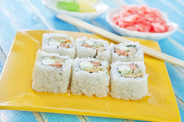 Image showing sushi