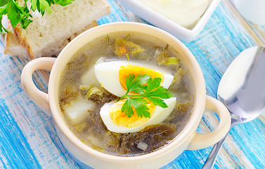 Image showing green soup