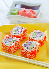 Image showing sushi