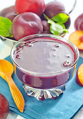 Image showing plum jam