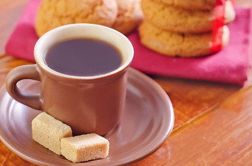 Image showing cookies with coffee