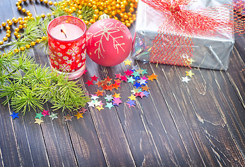 Image showing christmas candle