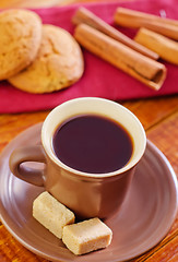 Image showing cookies with coffee