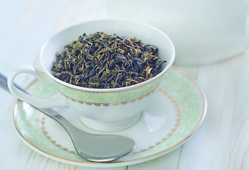 Image showing green tea in cup