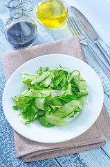 Image showing salad from cucumber