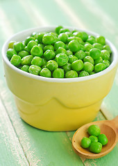 Image showing green peas