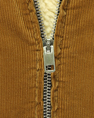 Image showing Half open coat zipper