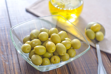 Image showing green olive