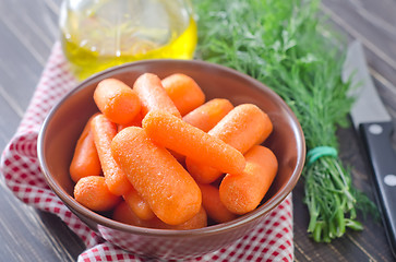 Image showing carrot in bowl