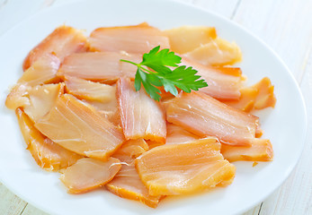 Image showing smoked fish