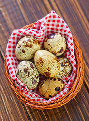 Image showing quail eggs