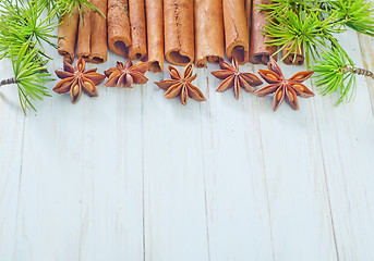 Image showing cinnamon and anise