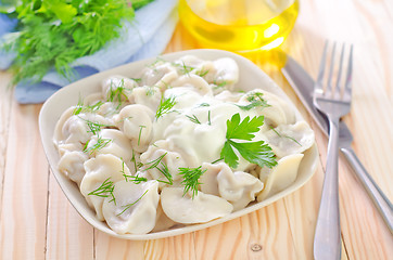 Image showing pelmeni