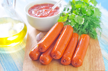 Image showing sausages