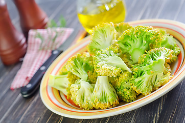 Image showing broccoli on plate