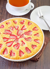 Image showing pie with strawberry